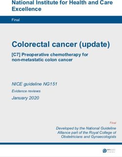 Colorectal cancer (update) - C7 Preoperative chemotherapy for non-metastatic colon cancer - NICE