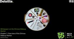 Whitepaper on the Chinese Makeup Market Chapter 1: Overview of the Chinese Makeup Market - Deloitte China