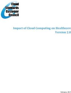 Impact of Cloud Computing on Healthcare Version 2.0 - February, 2017