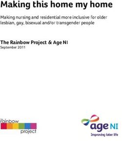 Making this home my home - Making nursing and residential more inclusive for older lesbian, gay, bisexual and/or transgender people The Rainbow ...