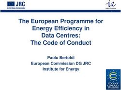 The European Programme for Energy Efficiency in Data Centres: The Code of Conduct - Paolo Bertoldi European Commission DG JRC Institute for Energy
