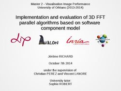 Implementation and evaluation of 3D FFT parallel algorithms based on software component model