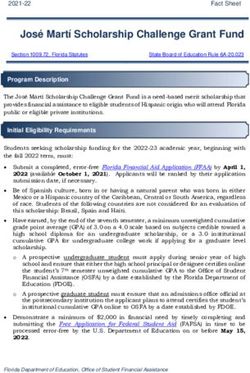 José Martí Scholarship Challenge Grant Fund