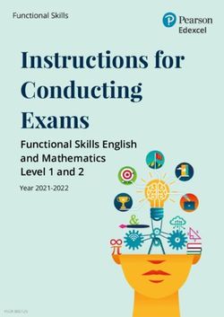 Instructions for Conducting Exams - Functional Skills English and Mathematics Level 1 and 2 - Pearson qualifications