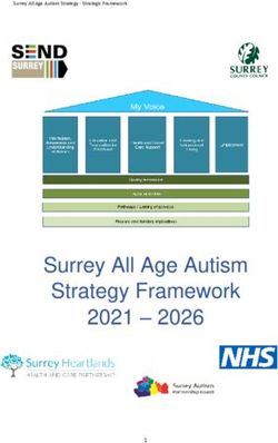 Surrey All Age Autism Strategy Framework 2021 2026