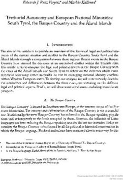Eduardo J. Ruiz Vieytez* and Markko Kallonenâ Territorial Autonomy and European National Minorities: South Tyrol, the Basque Country and the ...