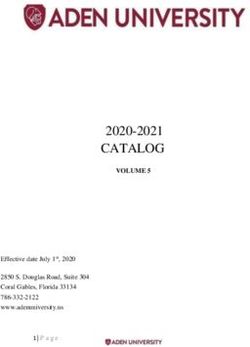 CATALOG 2020-2021 - ADEN University