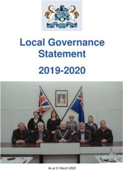 Local Governance Statement 2019-2020