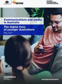 Communications and media in Australia The digital lives of younger Australians - May 2021 - APO