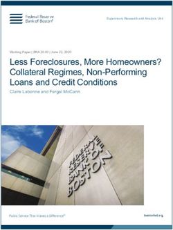 LESS FORECLOSURES, MORE HOMEOWNERS? COLLATERAL REGIMES, NON-PERFORMING LOANS AND CREDIT CONDITIONS - CLAIRE LABONNE AND FERGAL MCCANN - FEDERAL ...