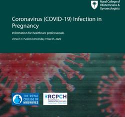 Coronavirus (COVID-19) Infection in Pregnancy - Information for healthcare professionals - Royal ...