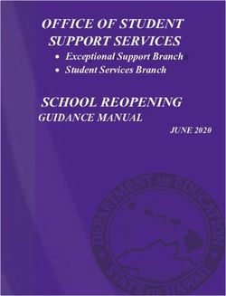 OFFICE OF STUDENT SUPPORT SERVICES - Exceptional S upport Branch Student Services Branch - Hawaii DOE