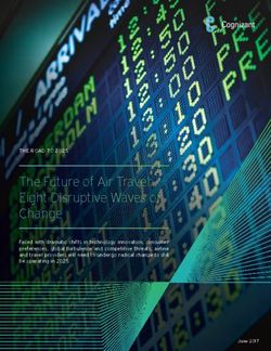The Future of Air Travel: Eight Disruptive Waves of Change - Cognizant