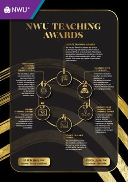 NWU TEACHING AWARDS - eFundi