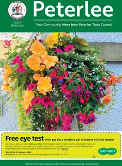 Peterlee Your Community News from Peterlee Town Council - ISSUE 3 SPRING 2021