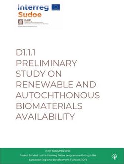 D1.1.1 PRELIMINARY STUDY ON RENEWABLE AND AUTOCHTHONOUS BIOMATERIALS AVAILABILITY - IMIP-SOE3/P3/E0963 Project funded by the Interreg Sudoe ...