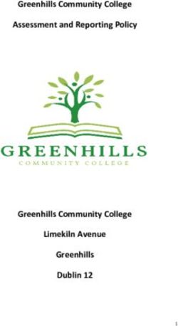 Greenhills Community College Assessment and Reporting Policy - Greenhills Community College Limekiln Avenue Greenhills Dublin 12