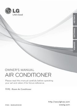 AIR CONDITIONER OWNER'S MANUAL - Please read this manual carefully before operating your set and retain it for future reference.