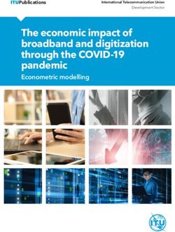 The economic impact of broadband and digitization through the COVID-19 pandemic - Econometric modelling - ITU