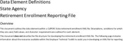Data Element Definitions State Agency Retirement Enrollment Reporting File - CalPERS