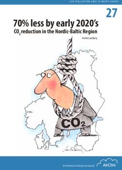 27 70% less by early 2020's - CO2 reduction in the Nordic-Baltic Region - Airclim | The Air Pollution and ...