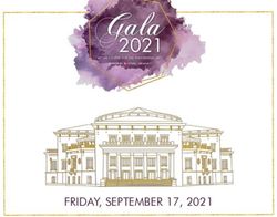 FRIDAY, SEPTEMBER 17, 2021 - The Center for the ...