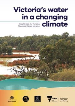 Victoria's water in a changing climate - Insights from the Victorian Water and Climate Initiative - Water and catchments