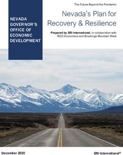 Nevada's Plan for Recovery & Resilience - NEVADA GOVERNOR'S OFFICE OF ECONOMIC DEVELOPMENT - Nevada Governor's ...