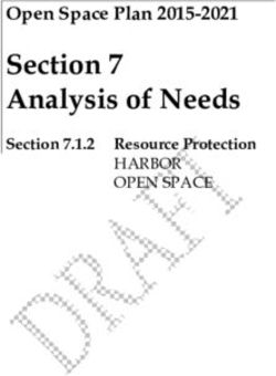 Analysis of Needs Open Space Plan 2015-2021 - HARBOR OPEN SPACE - Boston.gov
