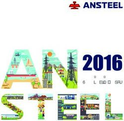 2016 Sustainability Report - ANSTEEL GROUP CORPORATION