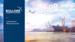 CORPORATE PRESENTATION - Bolloré Transport Logistics corporate presentation EN