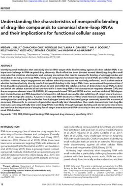 Understanding the characteristics of nonspecific binding of drug-like compounds to canonical stem-loop RNAs and their implications for functional ...