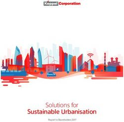 Solutions for Sustainable Urbanisation - UNLEASH