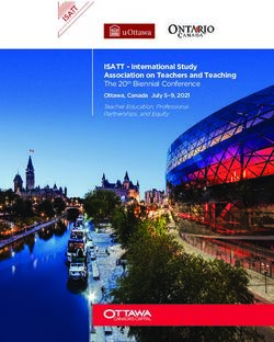 ISATT - International Study Association on Teachers and Teaching - The 20th Biennial Conference