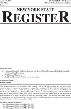 REGISTE R DEPARTMENT OF STATE - Division of Administrative Rules - NY.gov