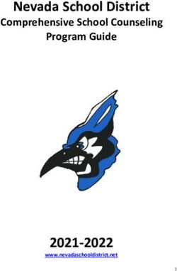 Nevada School District 2021-2022 - Comprehensive School Counseling Program Guide