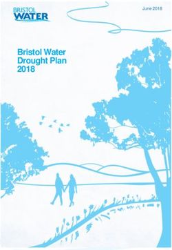 Bristol Water Drought Plan 2018 - June 2018