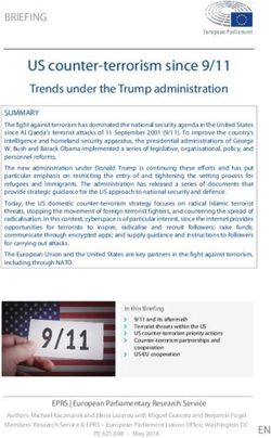 US counter-terrorism since 9/11 - Trends under the Trump administration - Europa EU