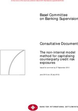 Basel Committee on Banking Supervision Consultative Document The non-internal model method for capitalising counterparty credit risk exposures