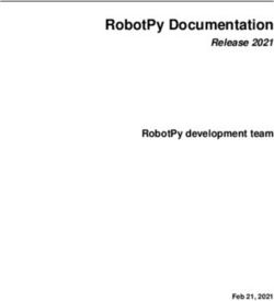 ROBOTPY DOCUMENTATION - RELEASE 2021 ROBOTPY DEVELOPMENT TEAM - READ THE DOCS