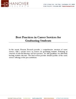 Best Practices in Career Services for Graduating Students