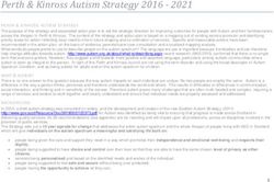 Perth & Kinross Autism Strategy 2016 2021