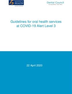 Guidelines for oral health services at COVID-19 Alert Level 3 - 22 April 2020