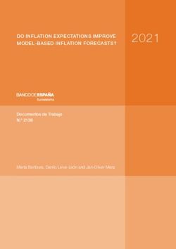 2021 DO INFLATION EXPECTATIONS IMPROVE MODEL-BASED INFLATION FORECASTS? - Documentos de Trabajo - Banco de España