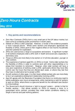 Zero Hours Contracts May 2016 - Age UK