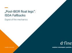 "Post-IBOR float legs": ISDA Fallbacks - Digest of the mechanics - d-fine