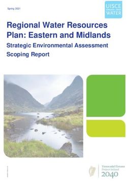 Regional Water Resources Plan: Eastern and Midlands - Strategic Environmental Assessment Scoping Report