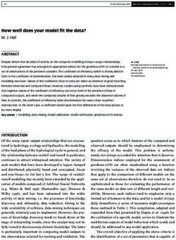 How well does your model fit the data? M. J. Hall