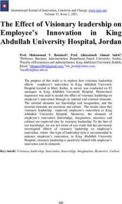The Effect of Visionary leadership on Employee's in King Abdullah University Hospital, Jordan - IJICC