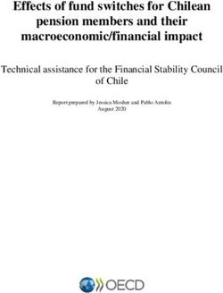 Effects of fund switches for Chilean pension members and their macroeconomic/financial impact - Technical assistance for the Financial Stability ...